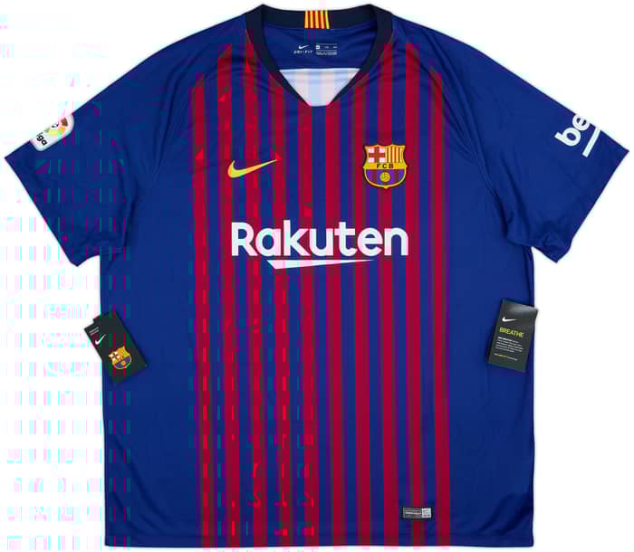 2018-19 Barcelona Home Shirt Messi #10 (XXL)