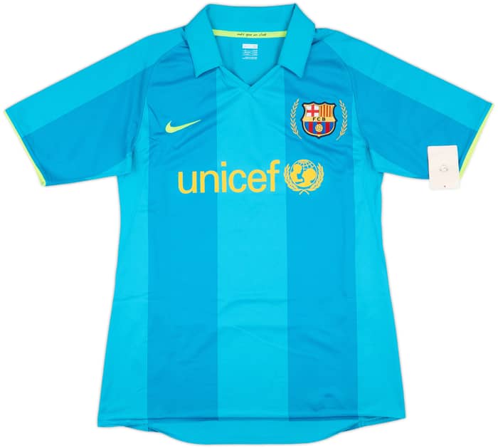 2007-09 Barcelona Player Issue Away Shirt Ronaldinho #10 (M)