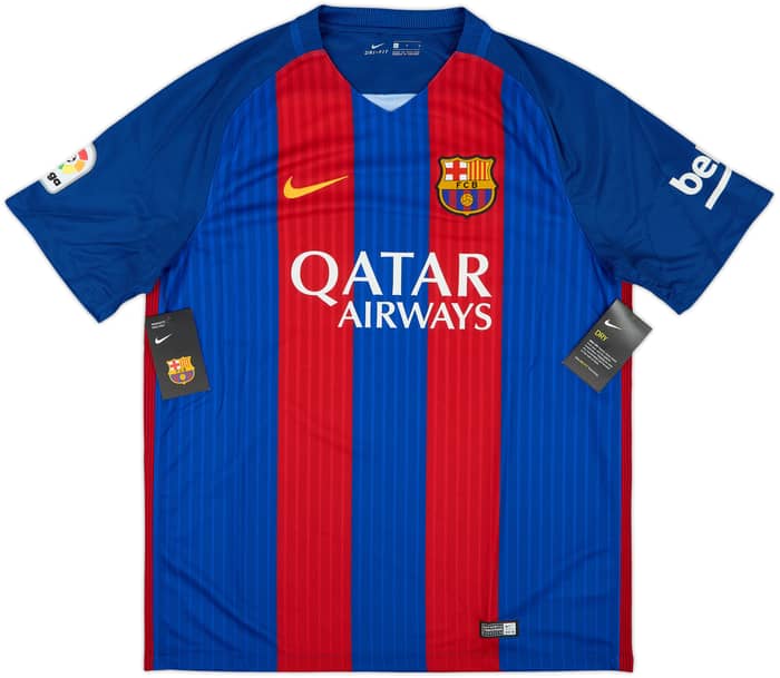 2016-17 Barcelona Home Shirt Messi #10 (L)