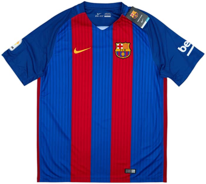 2016-17 Barcelona Home Shirt Messi #10 (L)