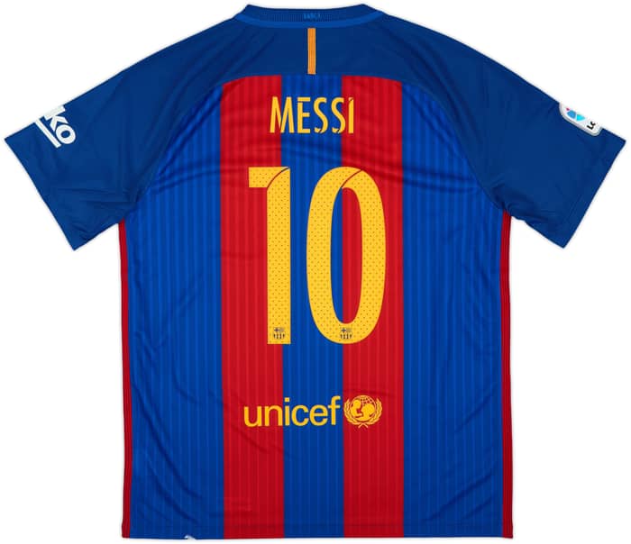 2016-17 Barcelona Home Shirt Messi #10 (L)