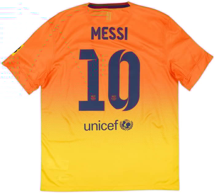 2012-13 Barcelona Away Shirt Messi #10 (L)