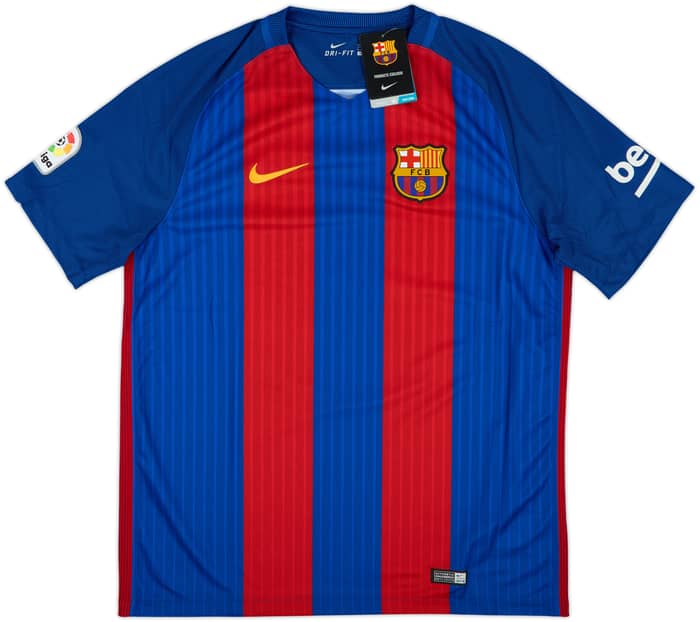 2016-17 Barcelona Home Shirt Messi #10 (L)
