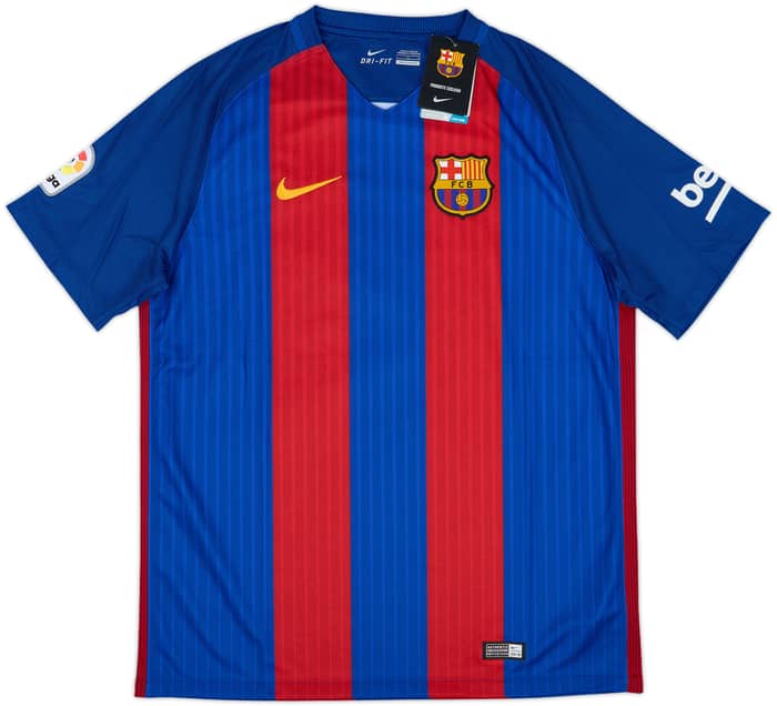 2016-17 Barcelona Home Shirt Messi #10 (L)