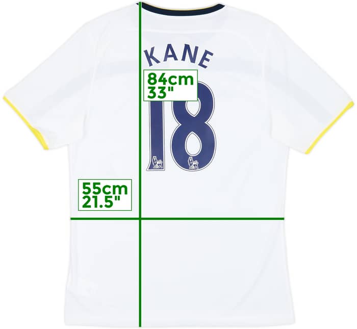 2014-15 Tottenham Home Shirt Kane #18 (XL)