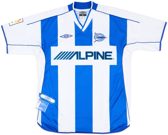 2002-03 Alaves Home Shirt (M)