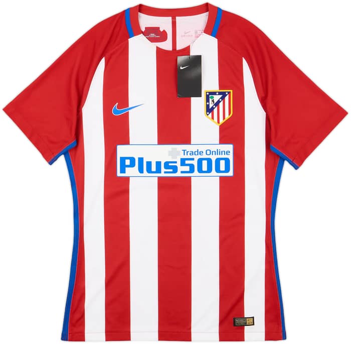 2016-17 Atletico Madrid Authentic Home Shirt Saul #8 (L)