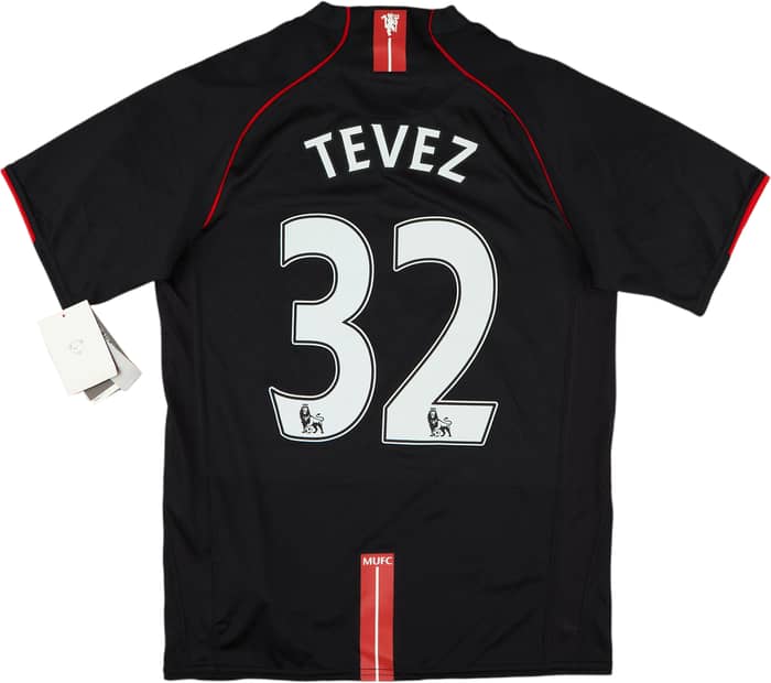 2007-08 Manchester United Away Shirt Tevez #32 (XL.Boys)