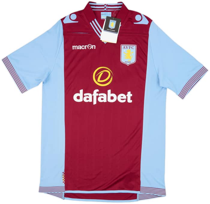 2013-14 Aston Villa Home Shirt Grealish #40 (L)