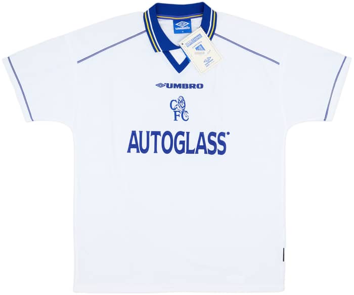 1998-00 Chelsea Away Shirt Zola #25 (XL)