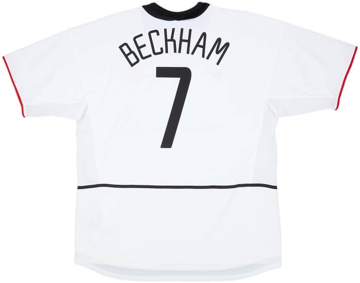 2002-03 Manchester United Away Shirt Beckham #7 (XXL)