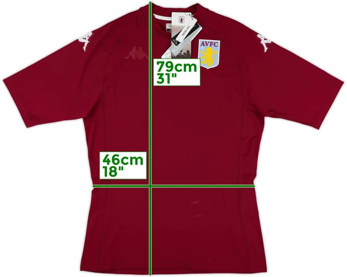 2019-20 Aston Villa Kappa Kombat XX Home Shirt (XXL)