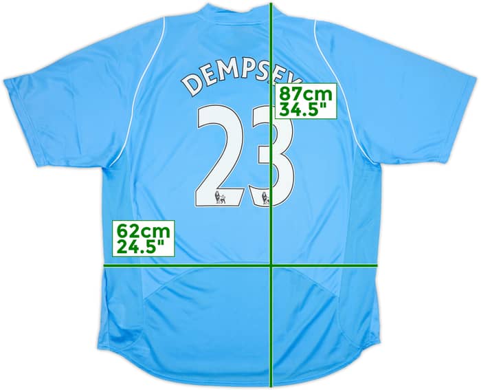 2007-08 Fulham Third Shirt Dempsey #23 (XXL)