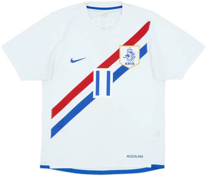 2006-08 Netherlands Away Shirt Robben #11 - 6/10 - (L.Boys)