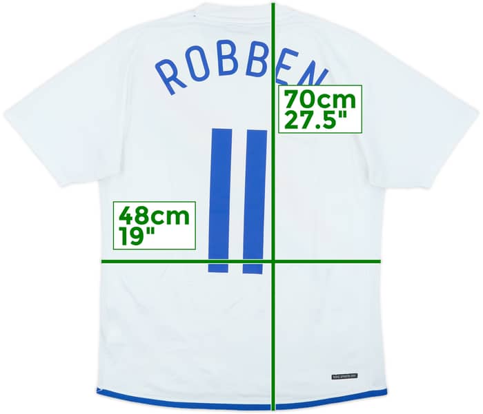 2006-08 Netherlands Away Shirt Robben #11 - 6/10 - (L.Boys)