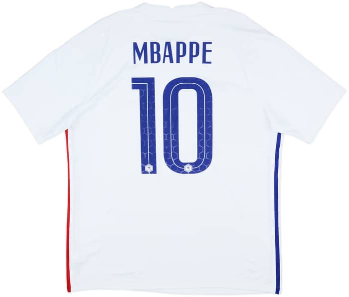 2020-21 France Away Shirt Mbappe #10 - 6/10 - (L)