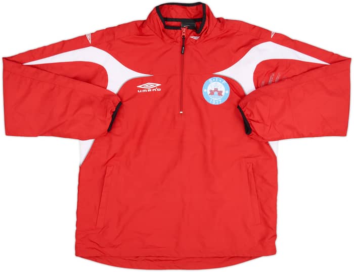 2008-10 Silkeborg Umbro Sudadera de entrenamiento con cremallera de 1/4 - 4/10 - (L)