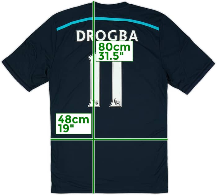 2014-15 Chelsea Player Issue Third Shirt Drogba #11 (L)