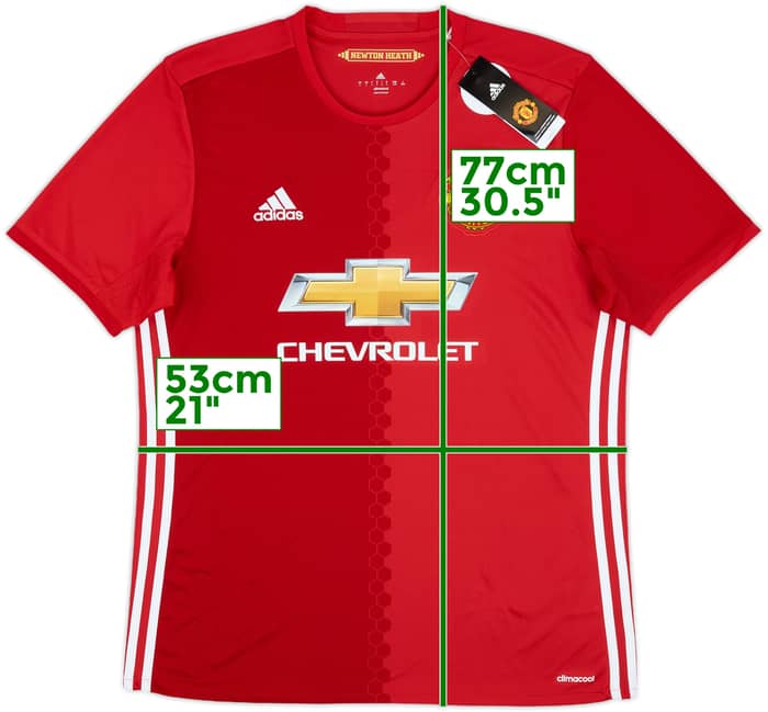2016-17 Manchester United Home Shirt #24 (L)