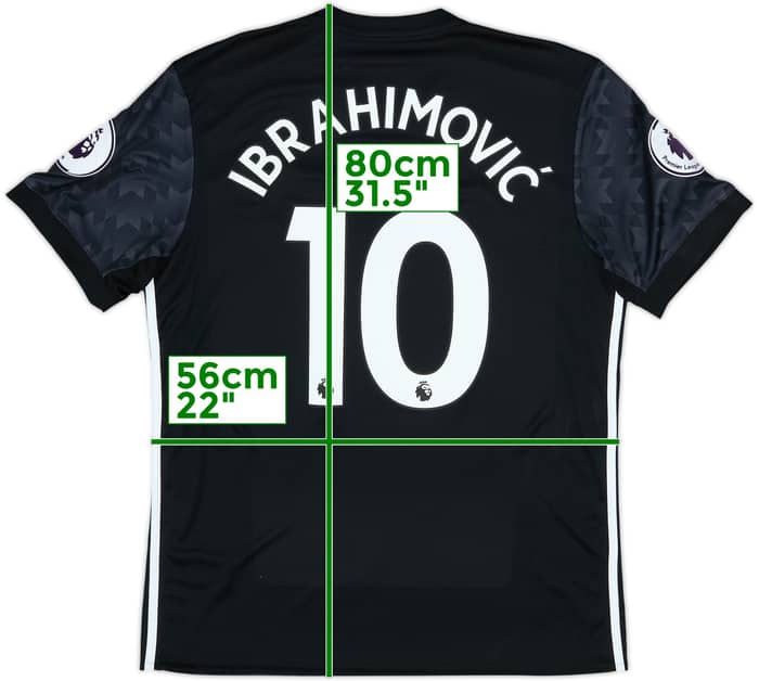 2017-18 Manchester United Away Shirt Ibrahimovic #10 (L)