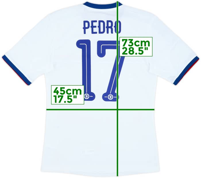 2013-14 Chelsea Away Shirt Pedro #17 (S)