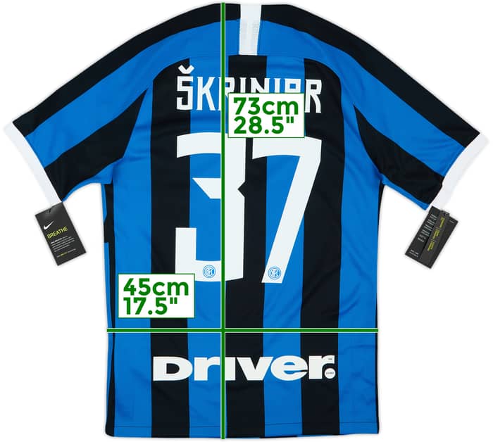 2019-20 Inter Milan Home Shirt Skriniar #37 (S)