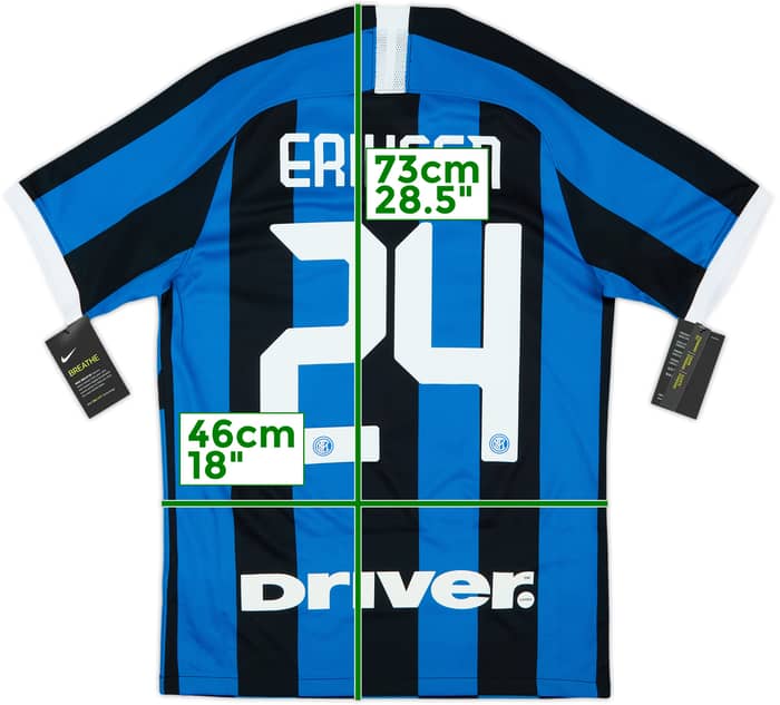2019-20 Inter Milan Home Shirt Eriksen #24 (S)