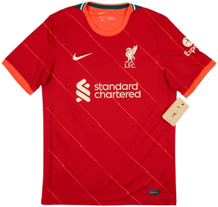 2021-22 Liverpool Home Shirt Virgil #4 (M)