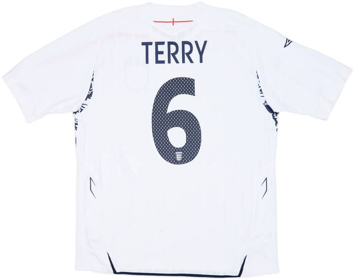 2007-09 England Home Shirt Terry #6 - 10/10 - (XL)