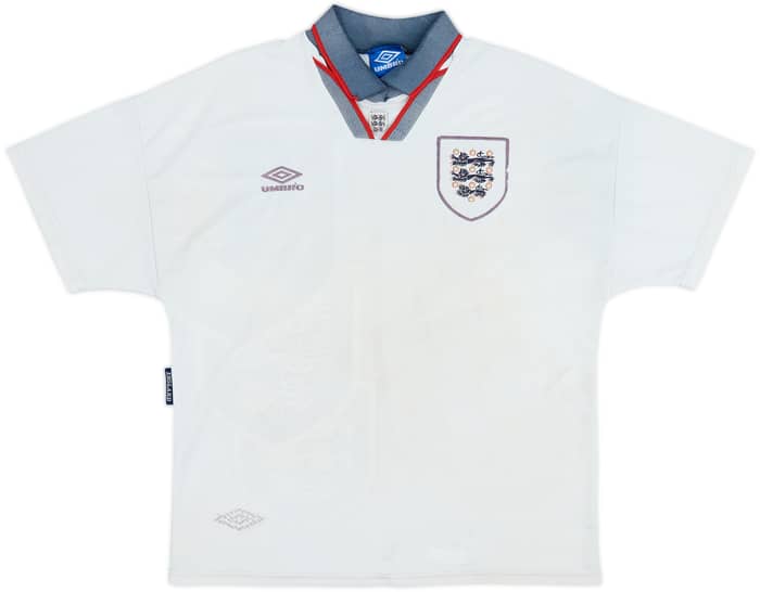 1993-95 England Home Shirt - 4/10 - (L)