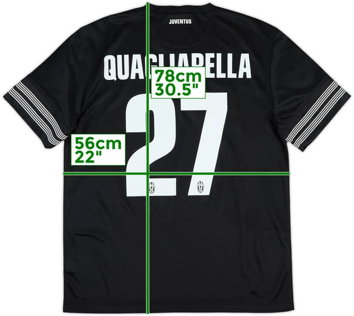 2012-13 Juventus Away Shirt Quagliarella #27 (L)