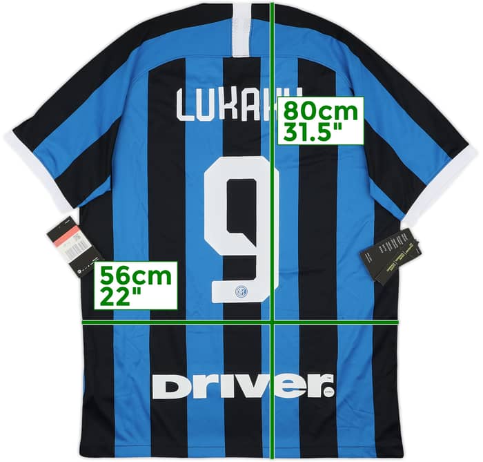 2019-20 Inter Milan Home Shirt Lukaku #9 (L)