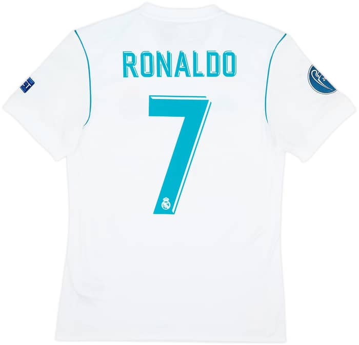 2017-18 Real Madrid Home Shirt Ronaldo #7 (S)