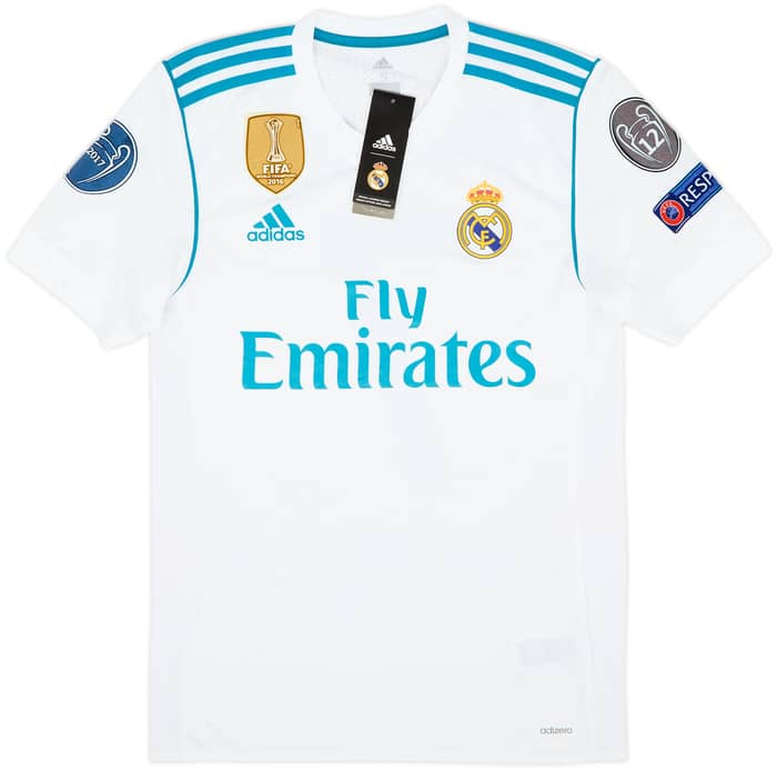 2017-18 Real Madrid Auténtica Camiseta Local Ronaldo #7 (S)