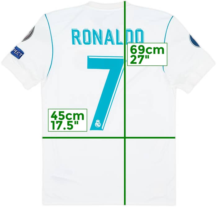 Camiseta de local del Real Madrid 2017-18 (XS)