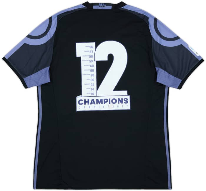 2016-17 Real Madrid Third Shirt Champions #12 (L)
