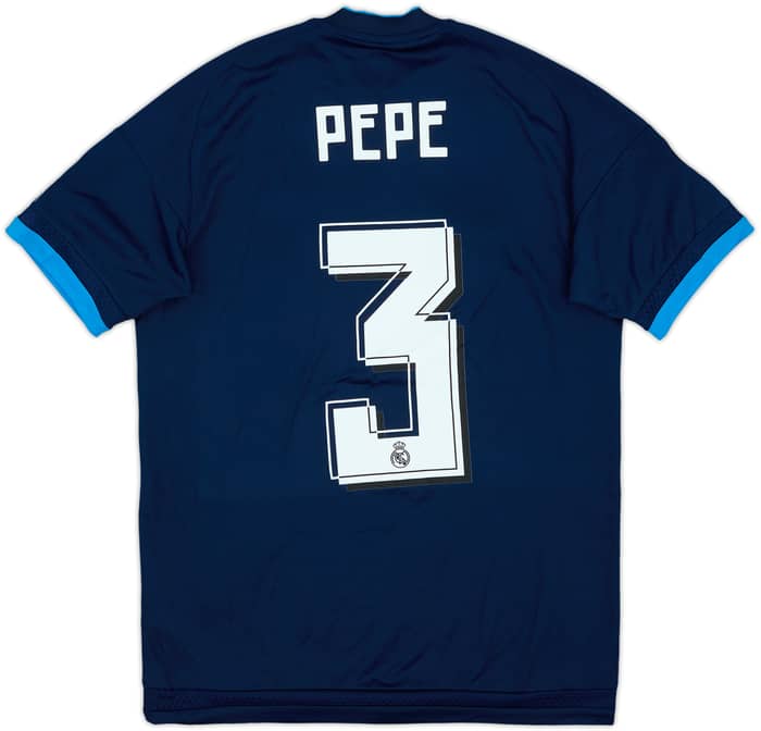 2015-16 Real Madrid Third Shirt Pepe #3 (XS)