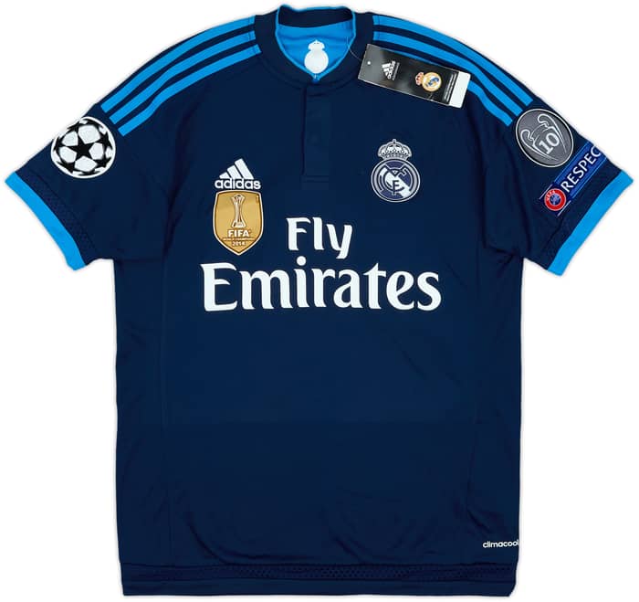 2015-16 Real Madrid Third Shirt Pepe #3 (XS)