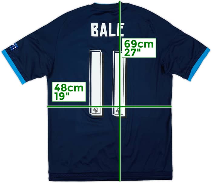 2015-16 Real Madrid Third Shirt Bale #11 (S)