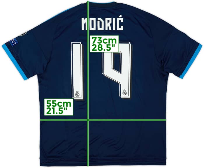 2015-16 Real Madrid Third Shirt Modric #19 (L)