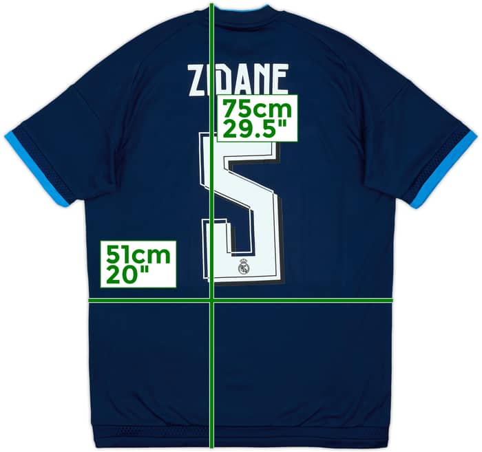 2015-16 Real Madrid Third Shirt Zidane #5 (M)