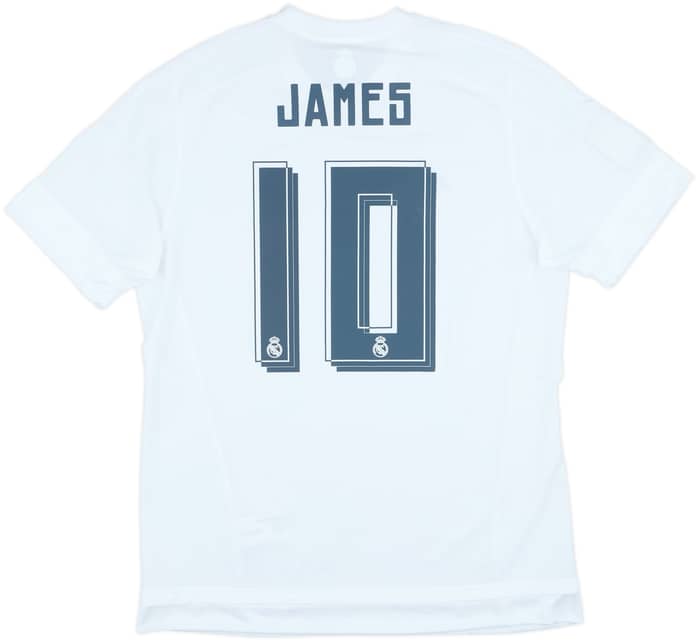 2015-16 Real Madrid Home Shirt James #10 (L)