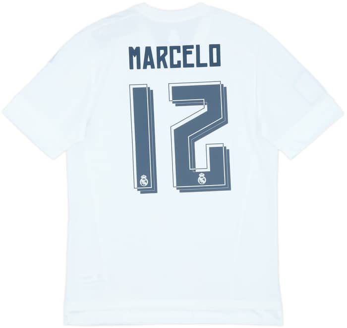 2015-16 Real Madrid Home Shirt Marcelo #12 (M)