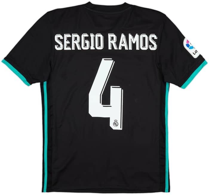 2017-18 Real Madrid Away Shirt Sergio Ramos #4 (XS)