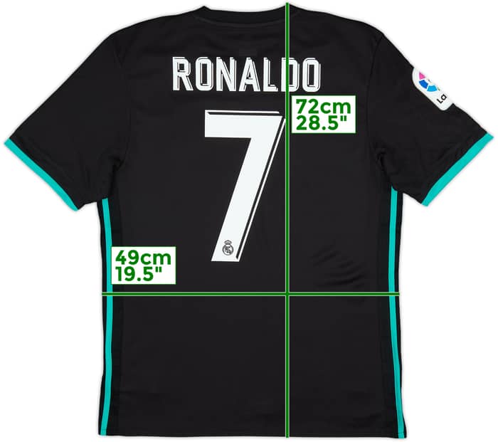 2017-18 Real Madrid Away Shirt Ronaldo #7 (M)