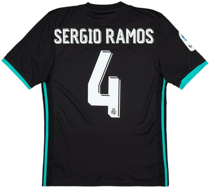 2017-18 Real Madrid Away Shirt Sergio Ramos #4 (S)