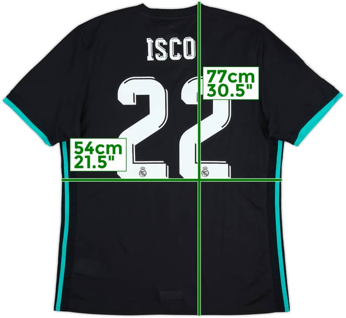 2017-18 Real Madrid Away Shirt Isco #22 (L)