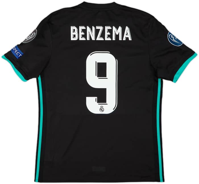 2017-18 Real Madrid Away Shirt Benzema #9 (M)