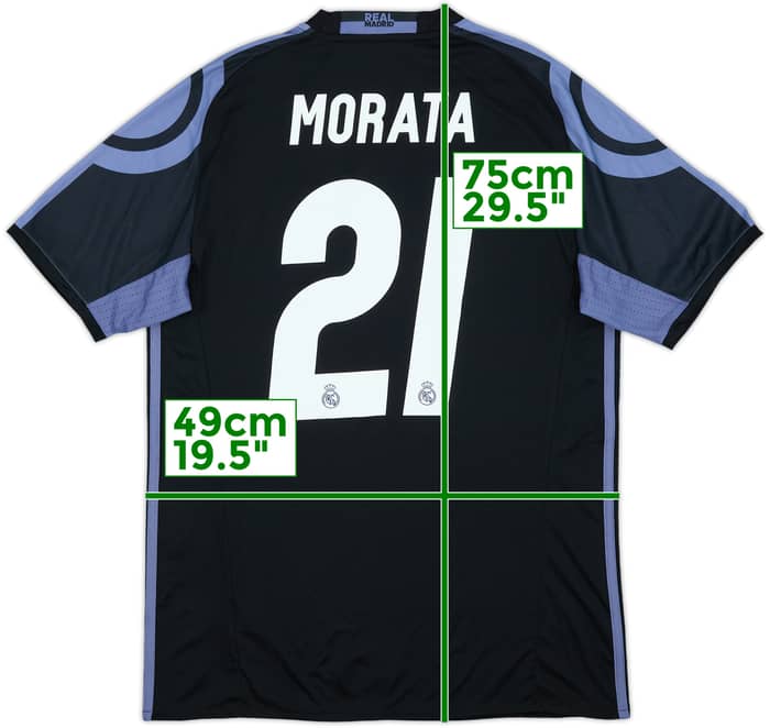 2016-17 Real Madrid Third Shirt Morata #21 (M)