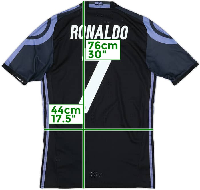 2016-17 Real Madrid Authentic Third Shirt Ronaldo #7 (S)